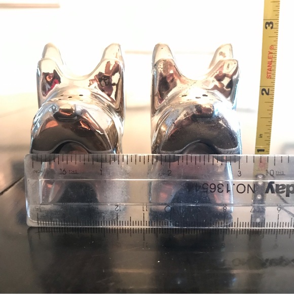 Vintage Metal Scottie Dog S & P Shakers, each 2 3/4” H x 1 1/2” W x 3” D - Picture 15 of 15